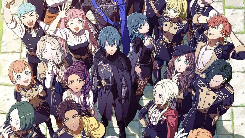 The cast of Fire Emblem: Three Houses.