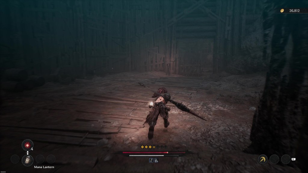 The doorway leading deeper into a cave