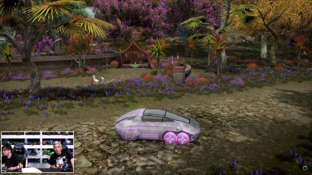 Unnamed Solution 9 car mount in Final Fantasy XIV