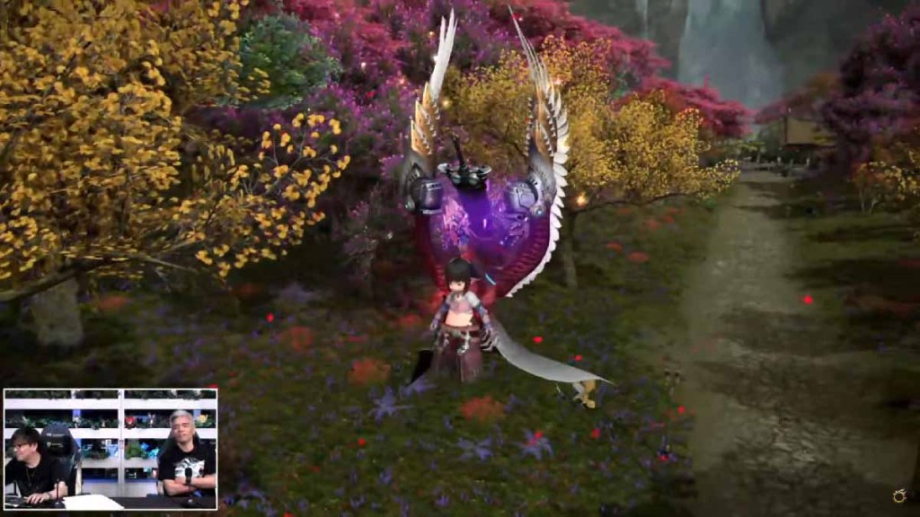 The latest Extreme Trial wing mount in Final Fantasy XIV