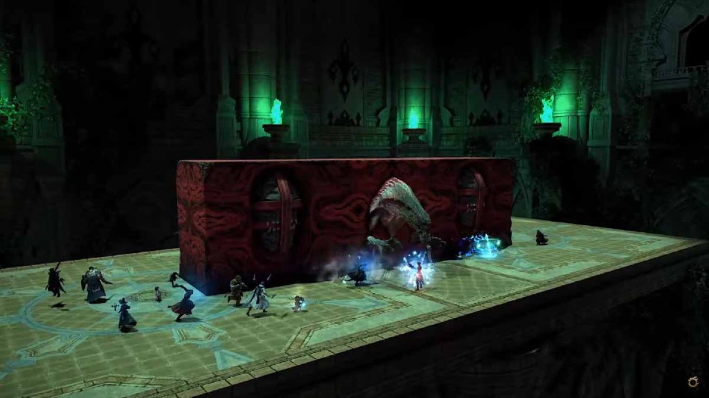 One of the unknown bosses in Forked Tower in Occult Crescent in Final Fantasy XIV