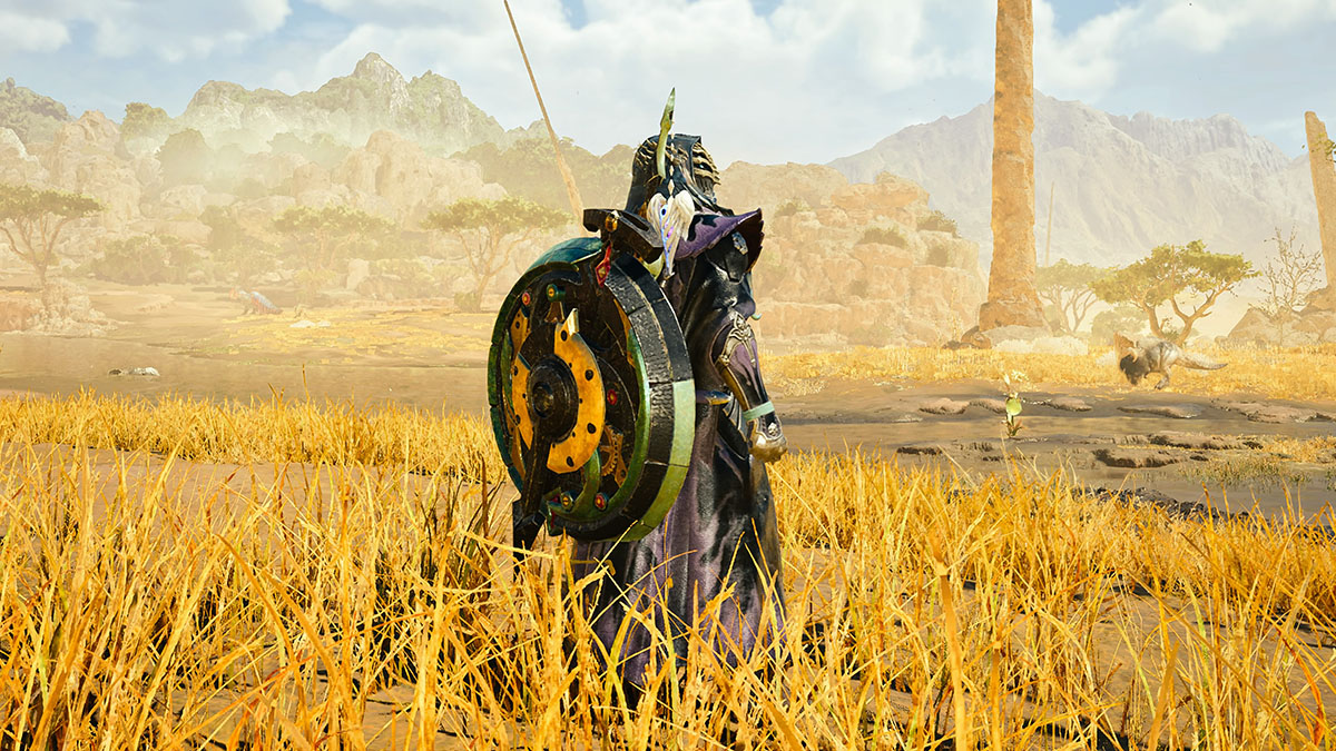 The Hunter, equipped with the Charge Blade.