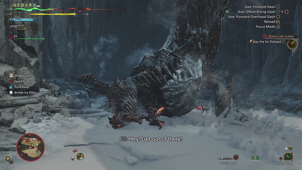Jin Dahaad rearing in Monster Hunter Wilds