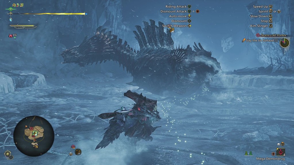 Jin Dahaad side view Monster Hunter Wilds