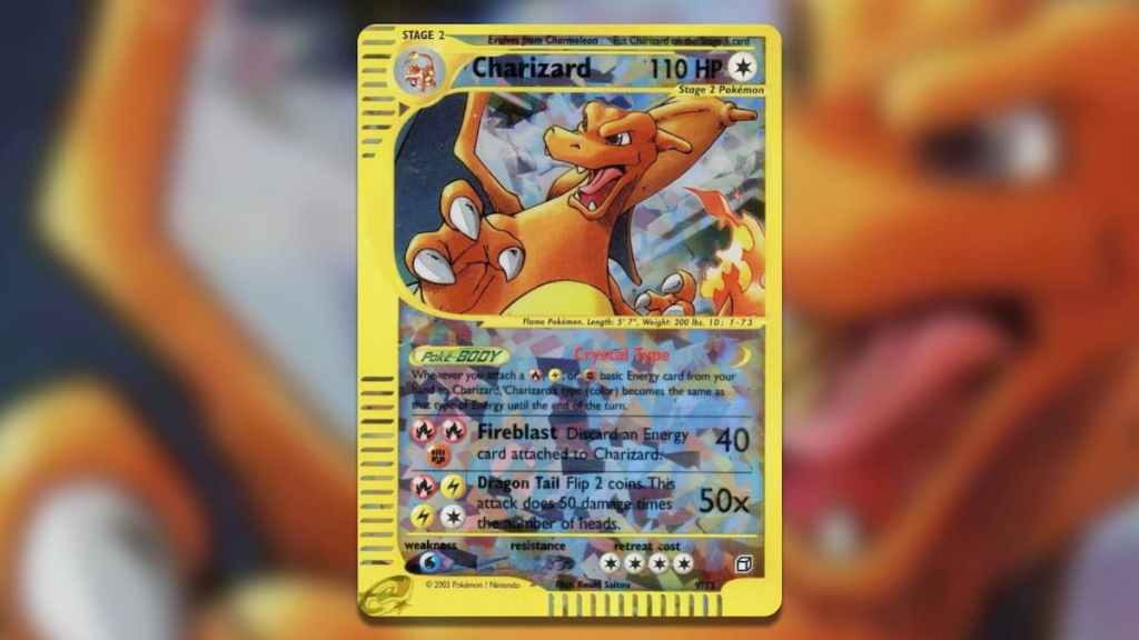 Screenshot of Box Topper Skyridge Charizard Reverse Holo Pokemon TCG