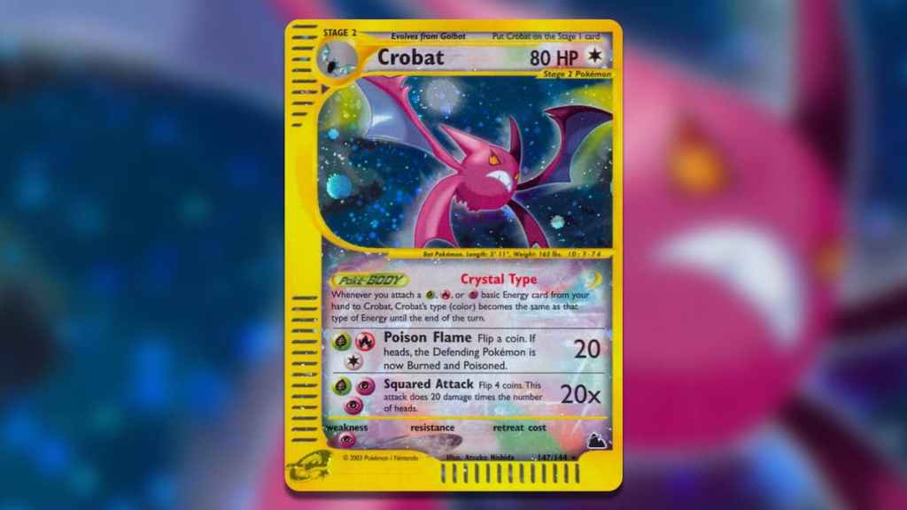 Screenshot of Skyridge Crobat Pokemon TCG