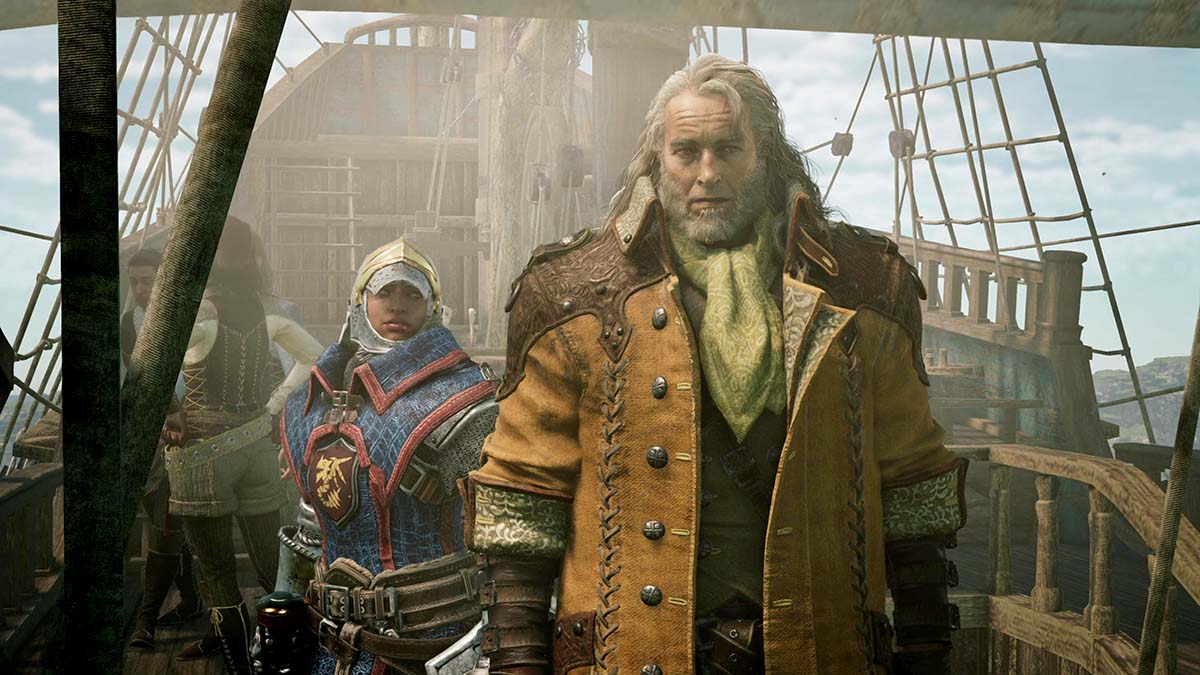 The professor in Monster Hunter Wilds