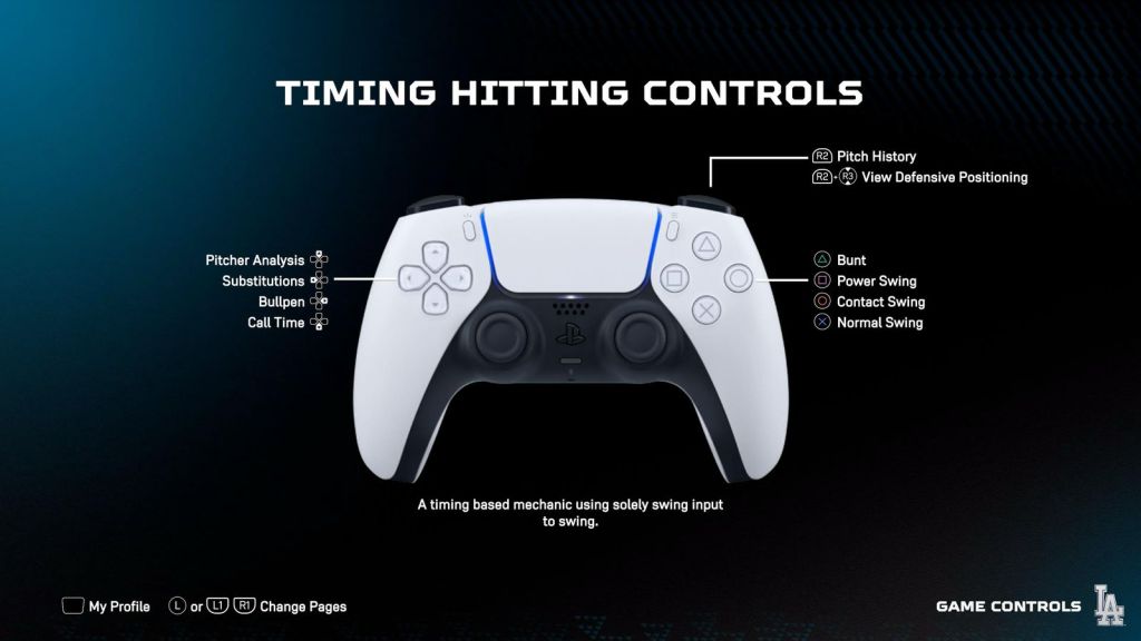 Hitting controls in MLB The Show 25