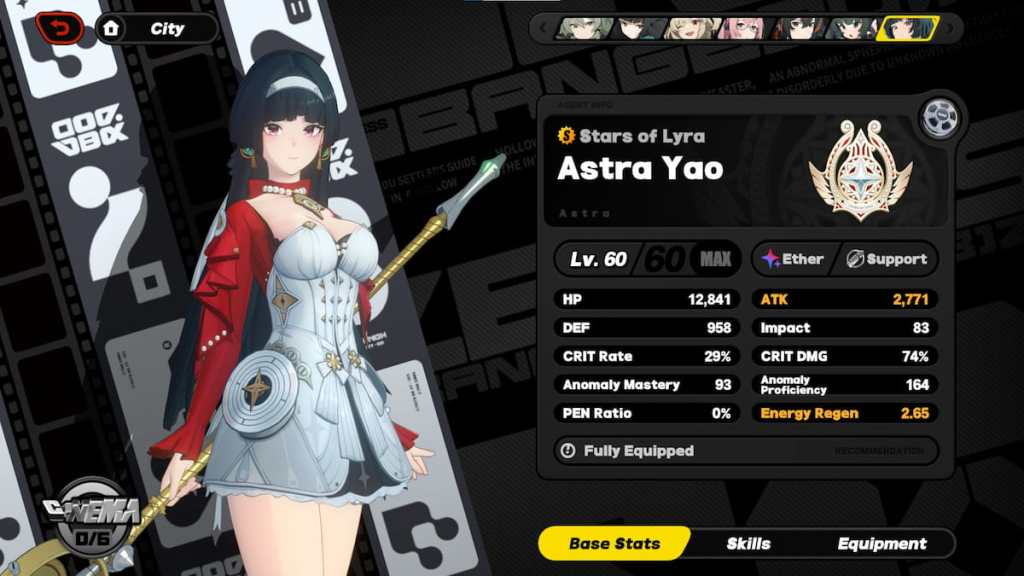 Astra in Zenless Zone Zero