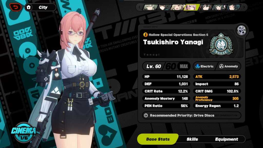 Yanagi in Zenless Zone Zero