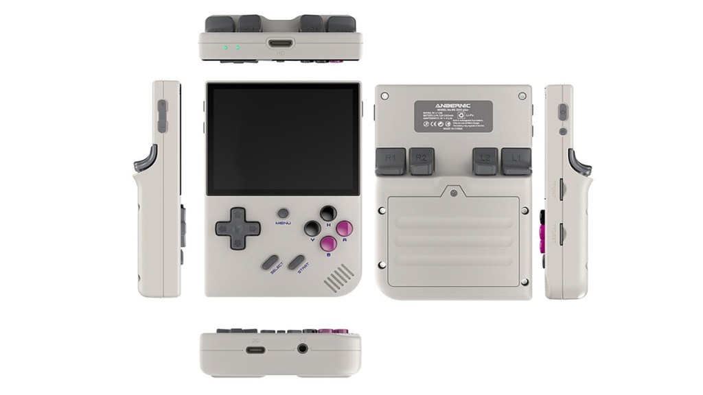 Anbernic RG35XX in grey Gameboy