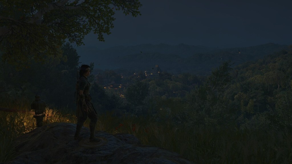 Assassin's Creed Shadows screenshot of the Kuji-kiri location: Eboshigata Shrine.