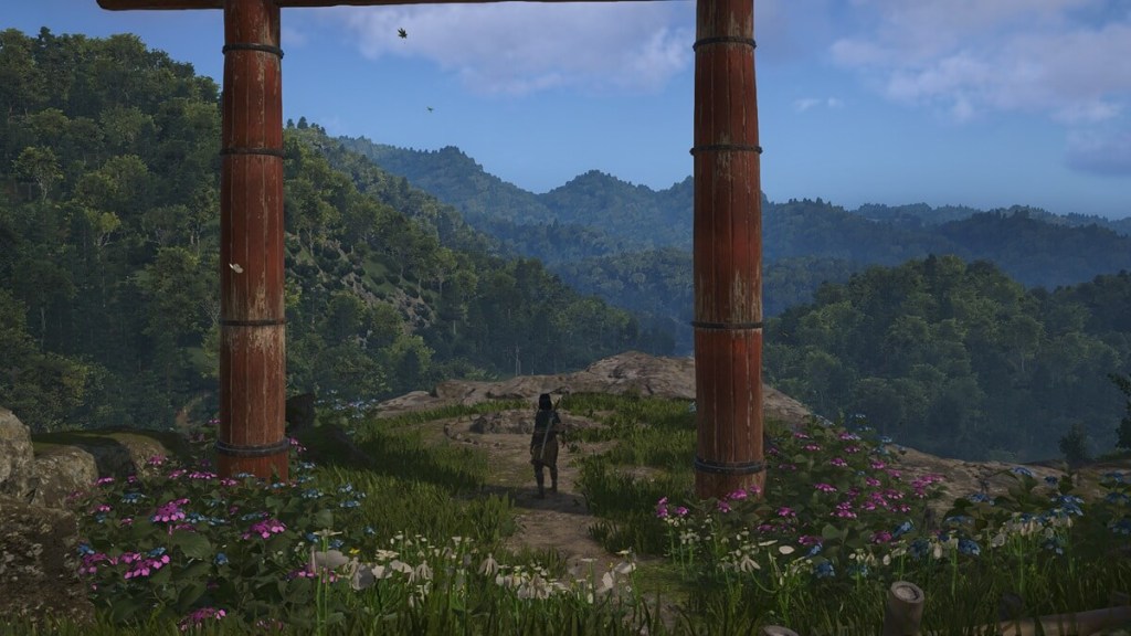 Assassin's Creed Shadows screenshot of the Kuji-kiri location: Himega Falls.