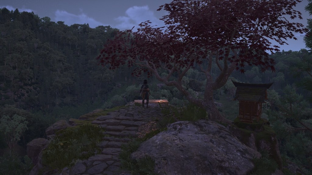 Assassin's Creed Shadows screenshot of the Kuji-kiri location: Mount Sen.
