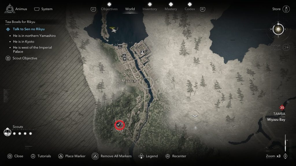 Assassin's Creed Shadows screenshot of the Kuji-kiri location: Sukoji Temple.