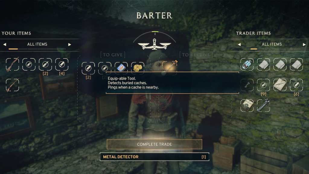 Atomfall Metal Detector in Molly Jowett's inventory