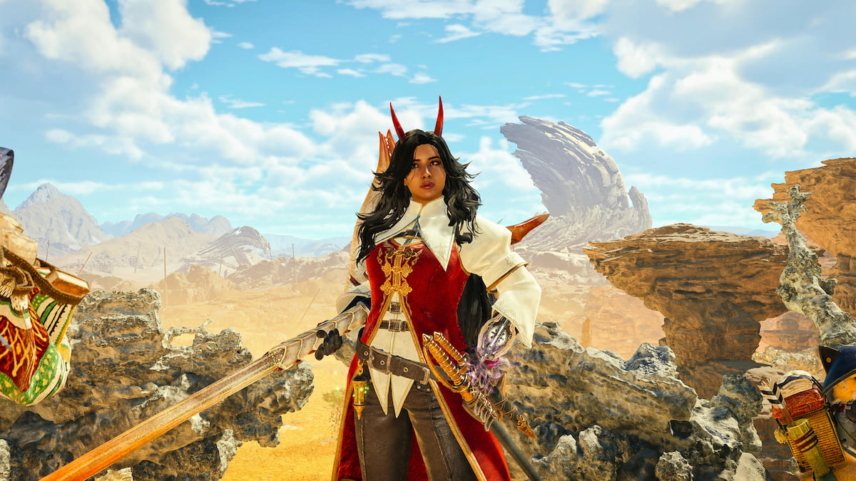 Hunter holding Long Sword