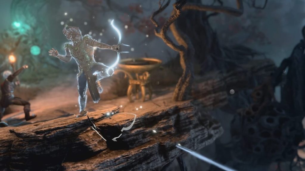 Baldur's Gate 3 screenshot of the Circle of Stars Druid in battle.