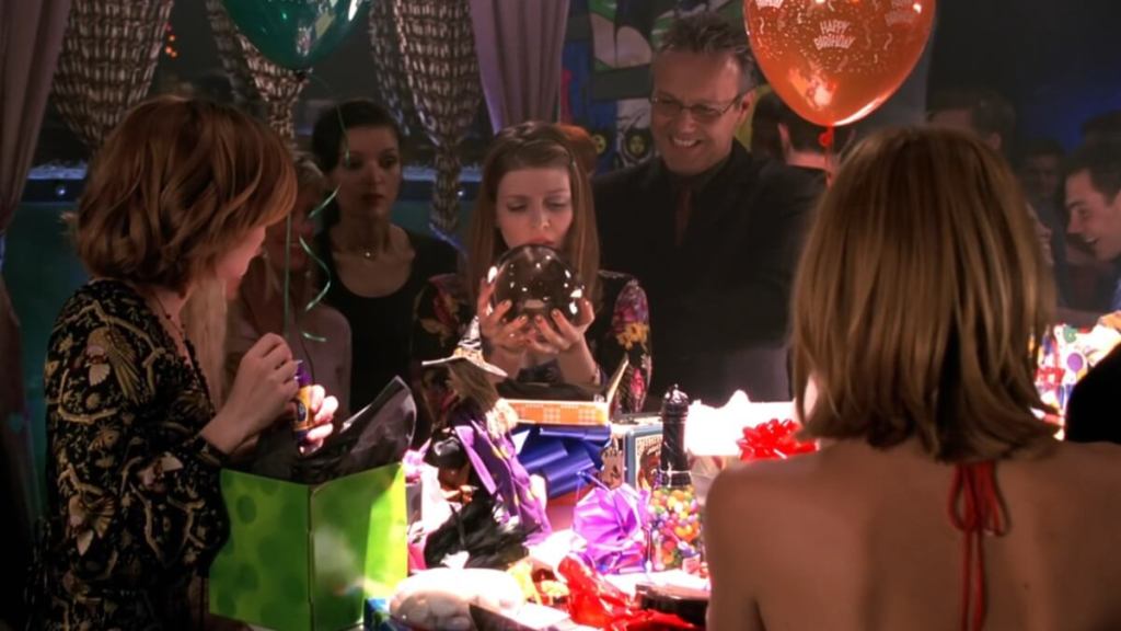 Buffy the Vampire Slayer screenshot of Tara's birthday.