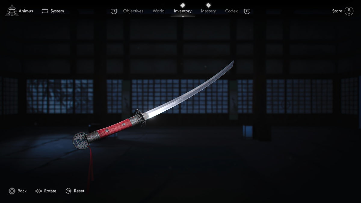Widower's Solace Katana