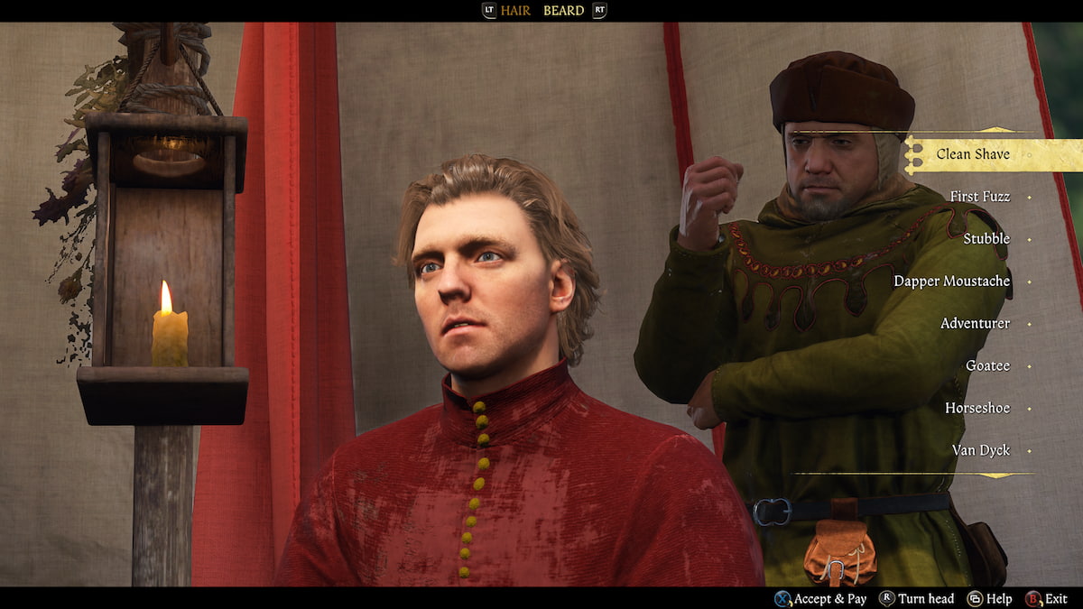 Henry's Clean Shave look