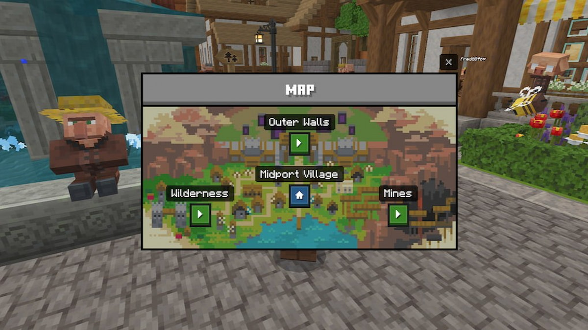 Minecraft Movie Live Event map