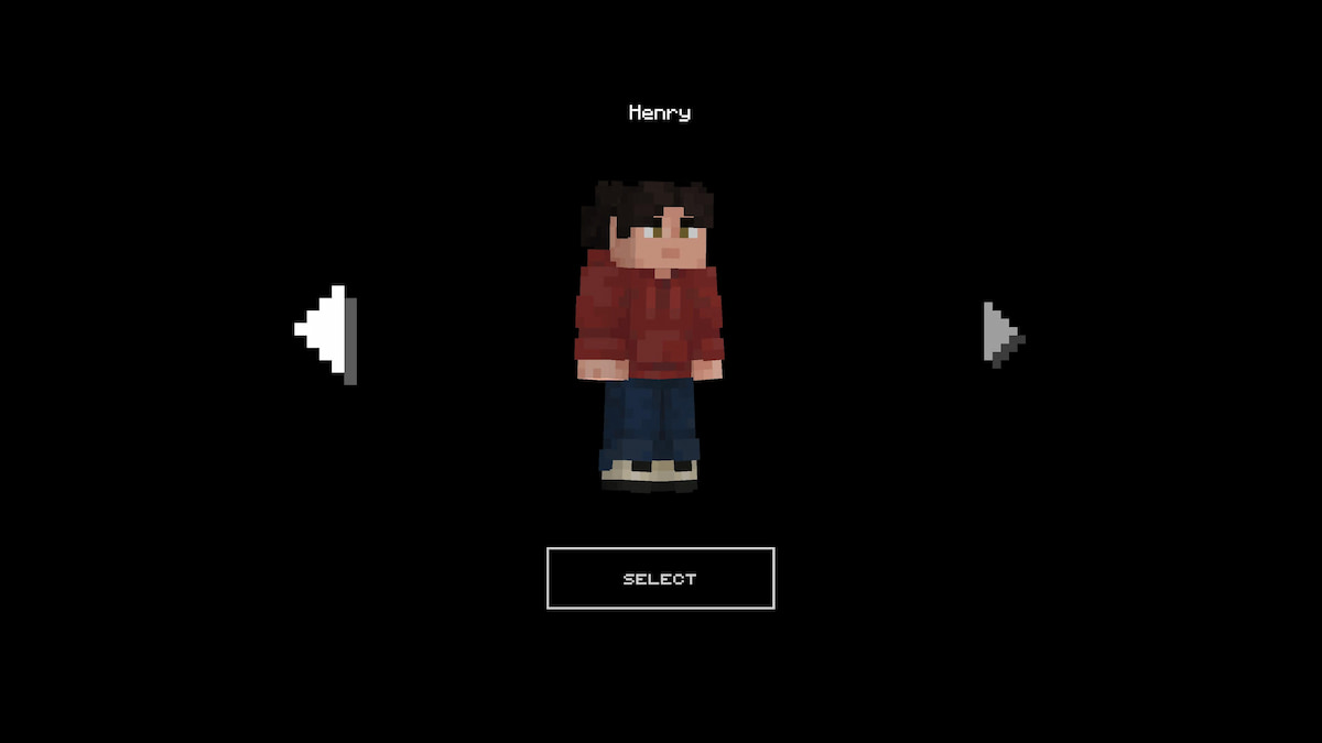 Henry skin in A Minecraft Movie DLC