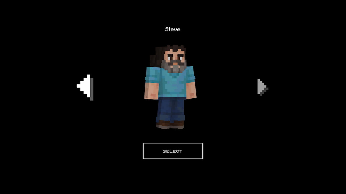 Steve skin in A Minecraft Movie DLC