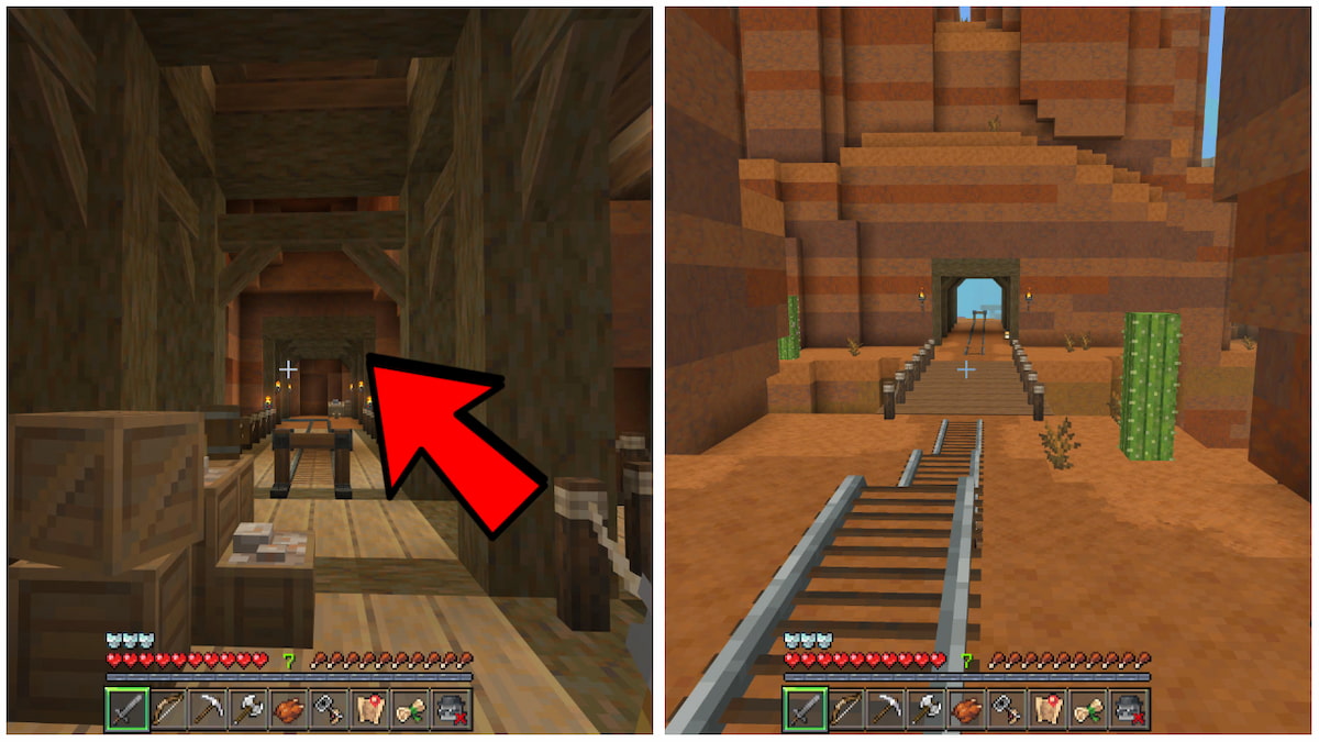 Mine pathway to the Buck-Chuckets