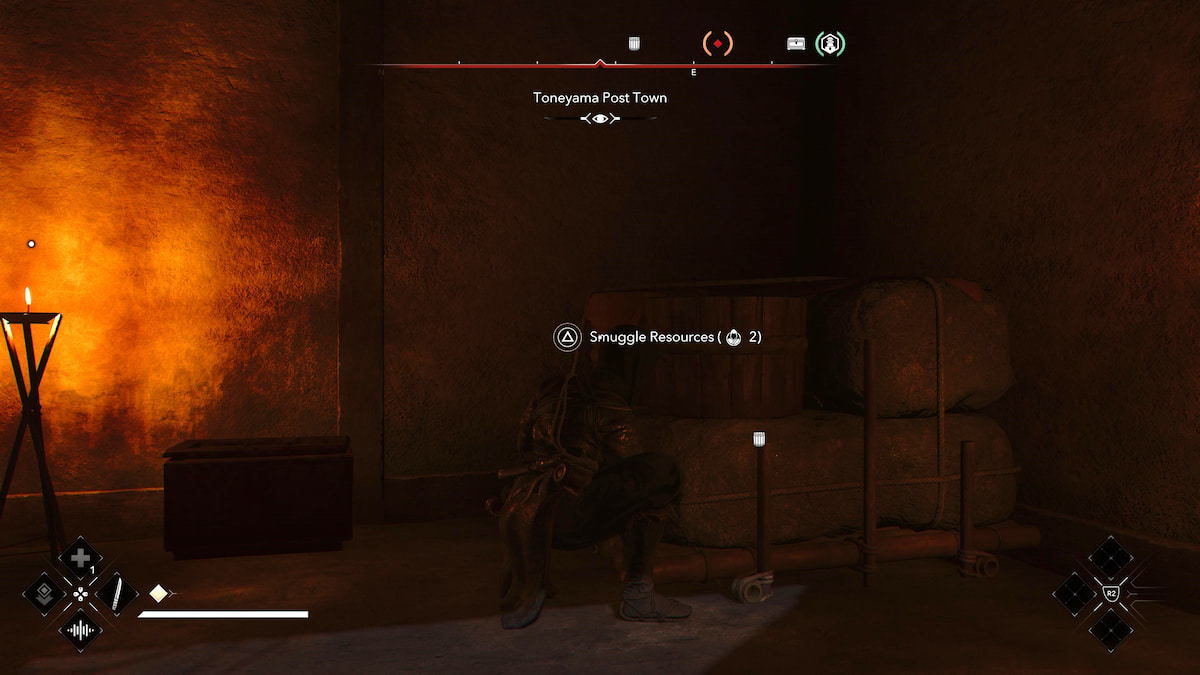 Smuggling resources in Assassin's Creed Shadows