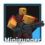 Minigunner Tower from the Tower Defense Simulator Roblox experience