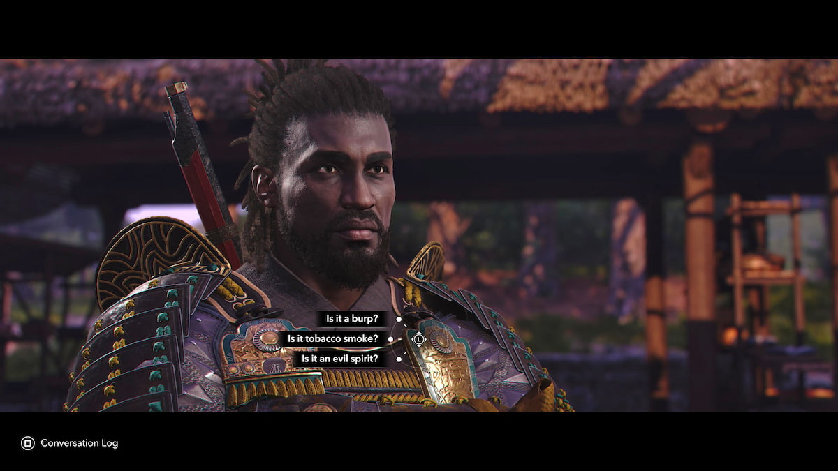 Choosing burp, tobacco smoke, or evil spirit riddle answers