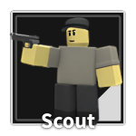 Scout Tower from the Tower Defense Simulator Roblox experience