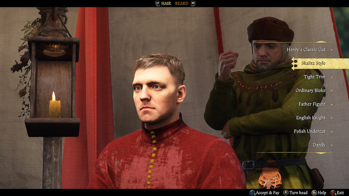 Henry's Skalitz style haircut