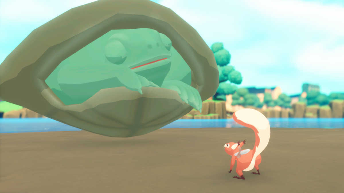 Squirrel and Terry the Turtle in Squirreled Away