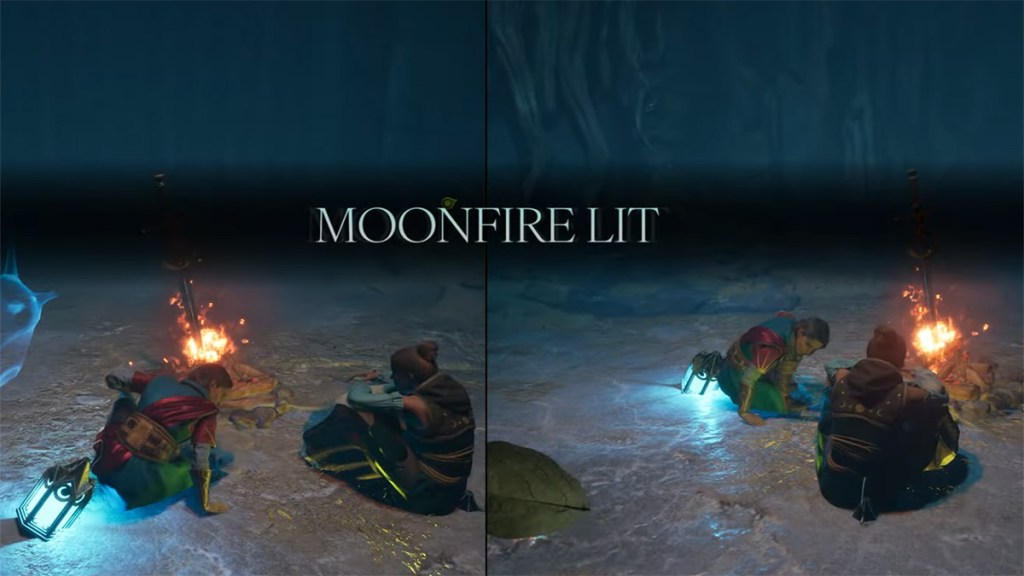 "moonfire lit" on the screen
