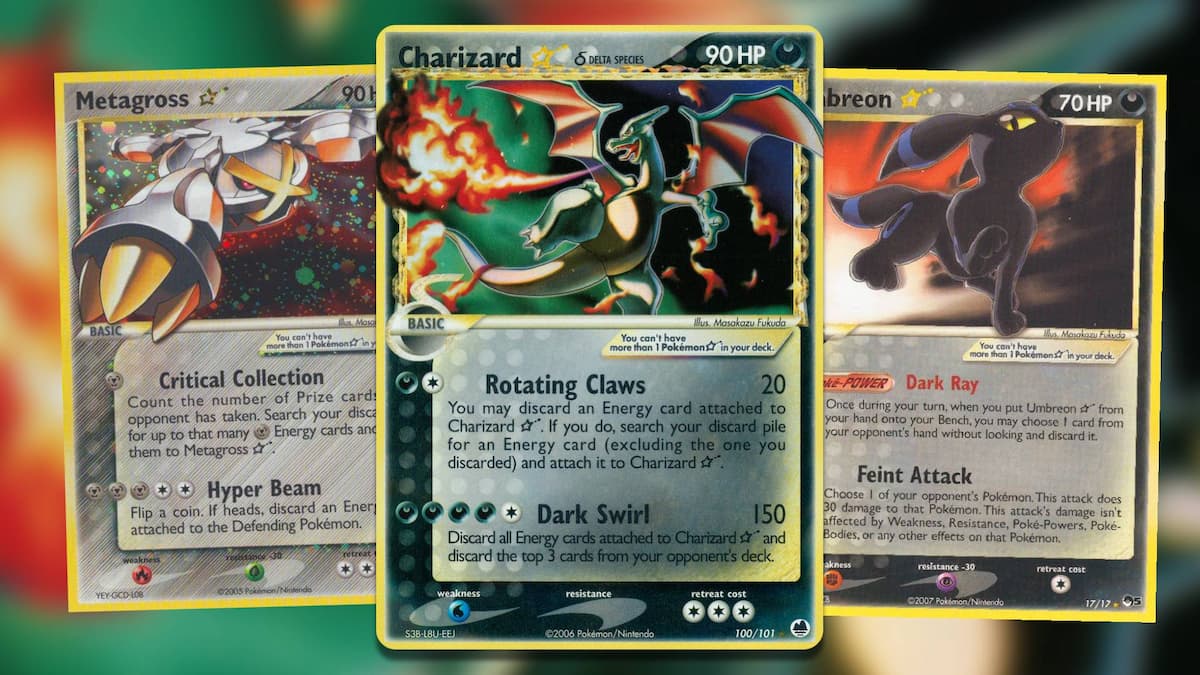 Artwork for Metagross Star Charizard Star Umbreon Star Pokemon TCG