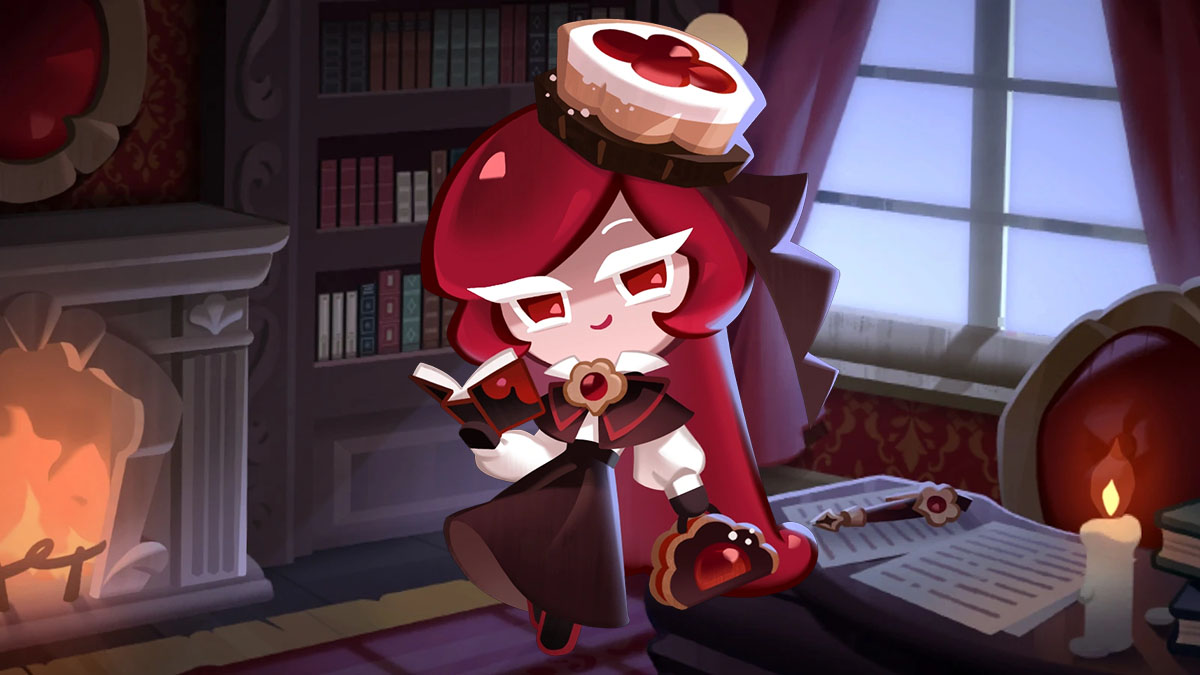 Linzer Cookie, as she appears in Cookie Run Kingdom.