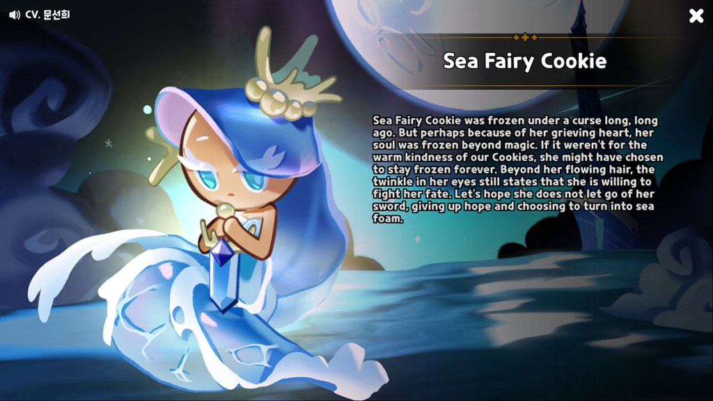 Sea Fairy Cookie