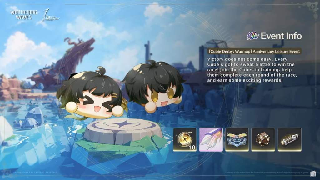 Cubie Derby Event in wuwa 2.3