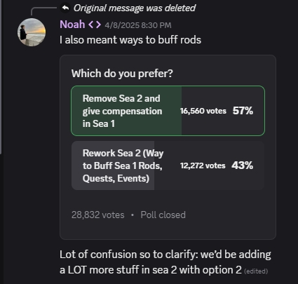 The second pool for Fisch's Second Sea update