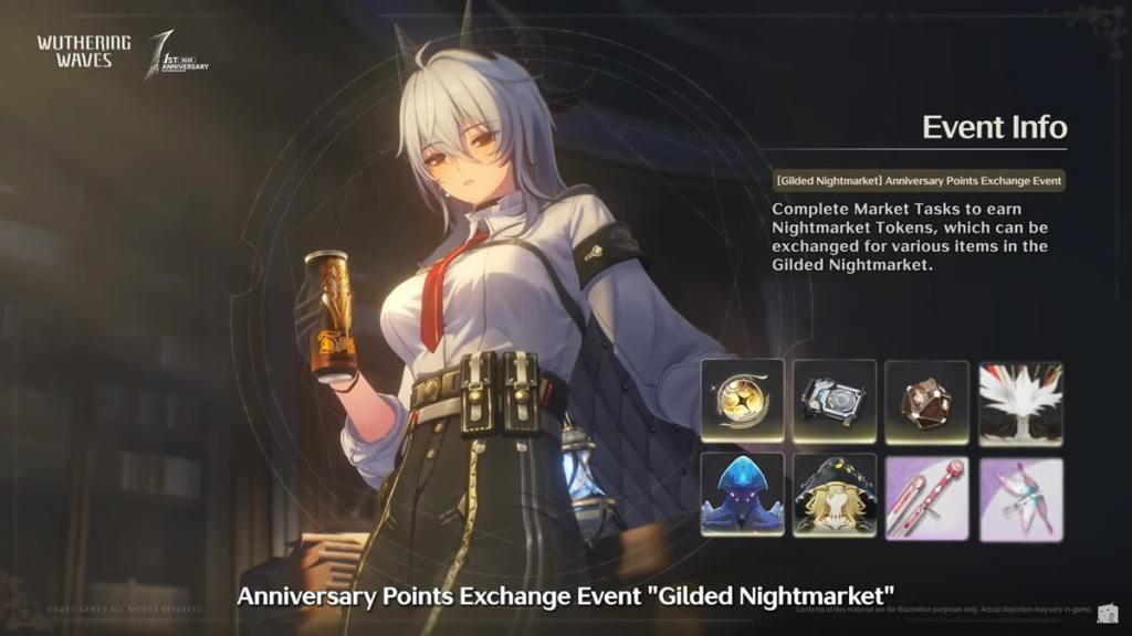Gilded Nightmarket - Anniversary Points Exchange Event