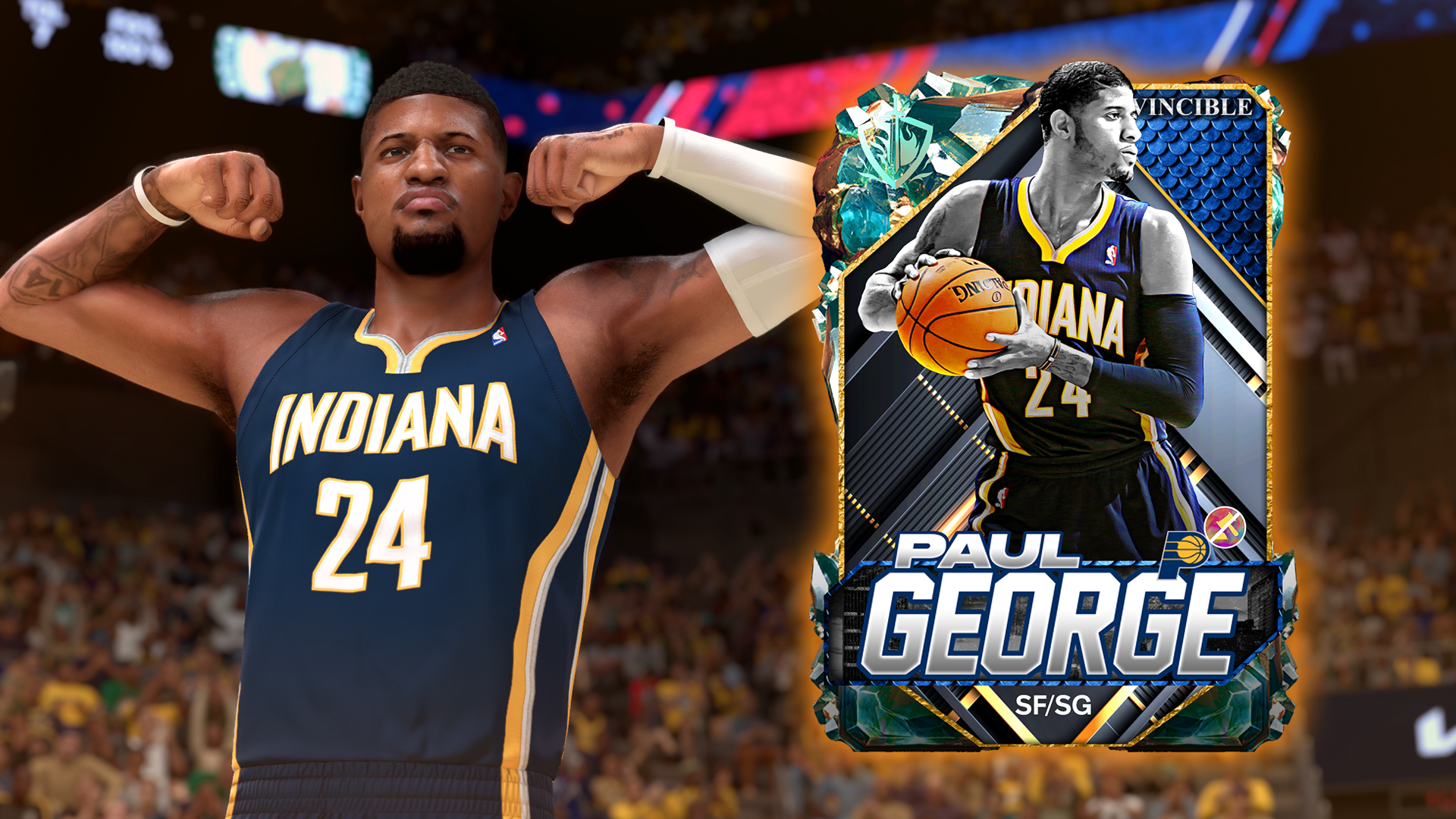 Season 7 Paul George card in NBA 2K25