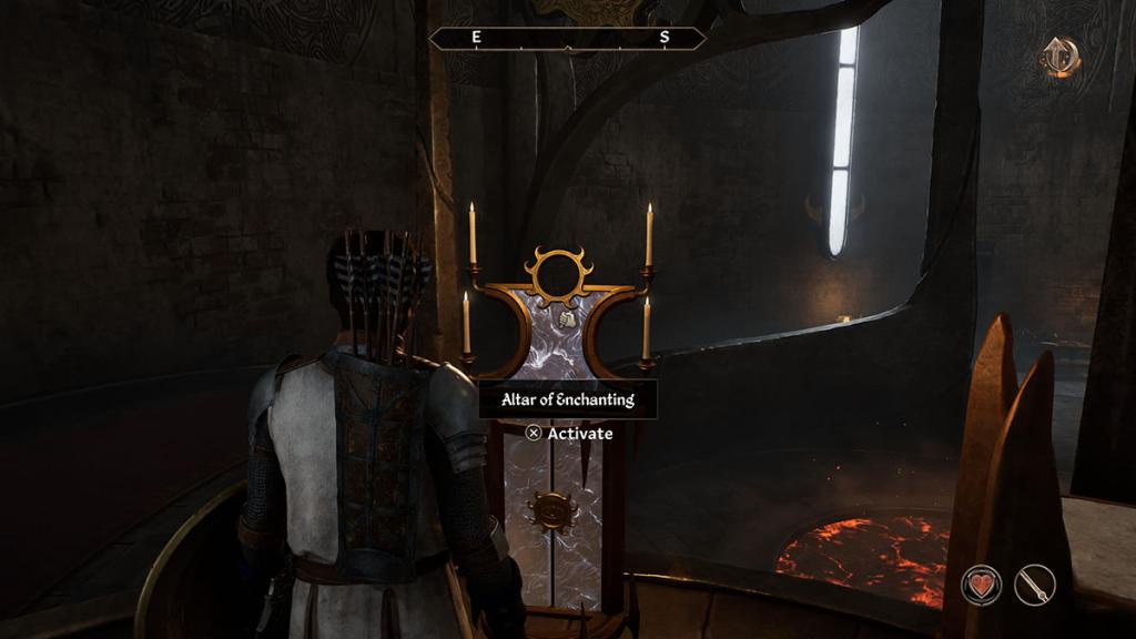 An Altar of Enchanting, as seen in Oblivion Remastered. 