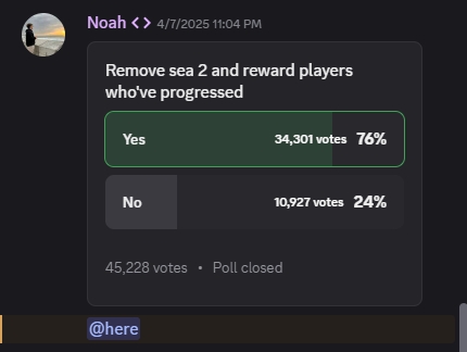 A pool from the Fisch's official discord server