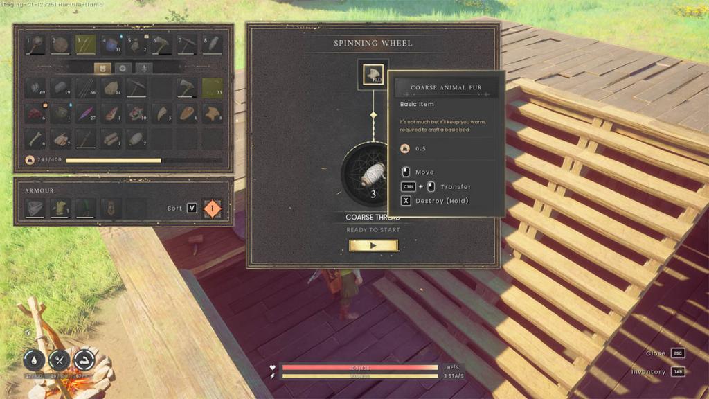 The Coarse Thread recipe.