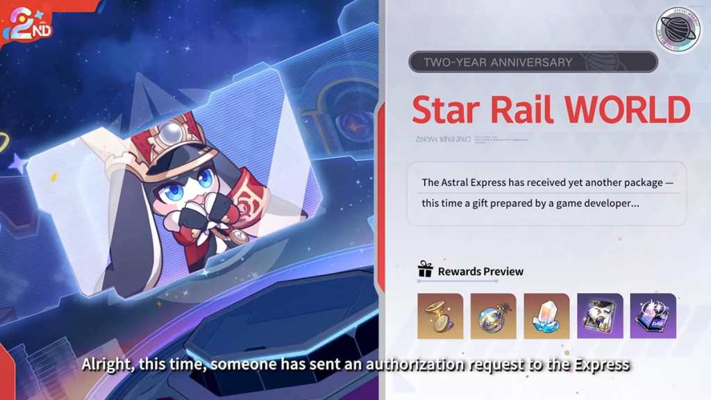 Star Rail WORLD hsr anniversary event