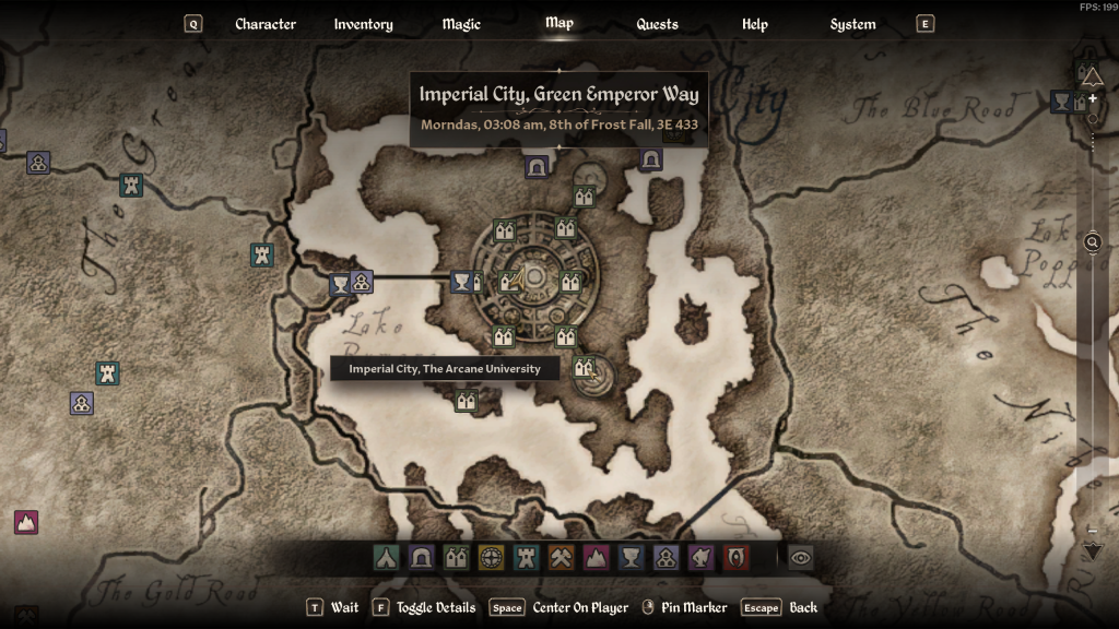 Arcane University inside Imperial City