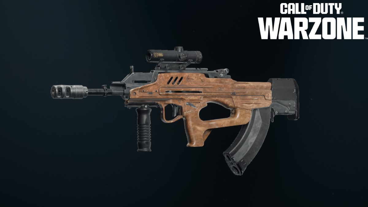 an image of the Cypher 091 gun with the Warzone logo on top right