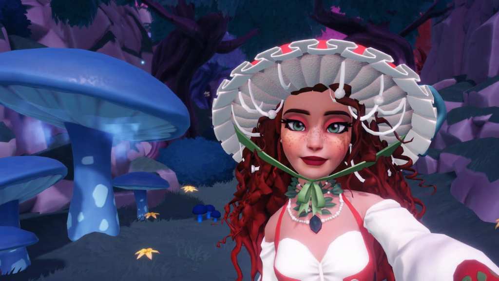 Blue Mushroom dropped by a larger blue mushroom in DDV